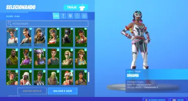 CONTA FORTNITE SEASON 2+ COM MAIS DE 120 SKINS