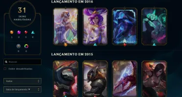 Conta de lol 31 skins Bronze IV