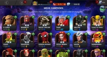 Conta Marvel Torneio de Campeões