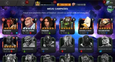 Conta Marvel Torneio de Campeões