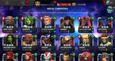 Conta Marvel Torneio de Campeões