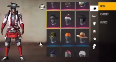 Conta Free Fire com muitas Skins!!!