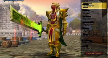 CONTA SERVIDOR LINE BR - WARRIOR E PALADINO FULL
