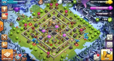 Conta clash of clans cv 11