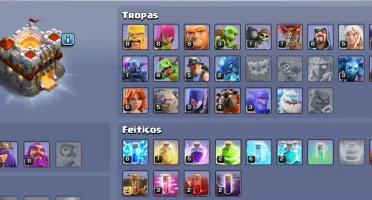 Conta clash of clans cv 11