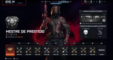 Contas Warzone BO7 Upadas Level 55 + Armas Metas + Full aces