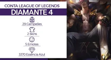 CONTA LEAGUE OF LEGENDS |DIAMANTE 4 • 29 CAMPEÕES • HIGH MMR