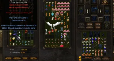 Conta Mu Oficial Com itens e Personagens equipados 355bless