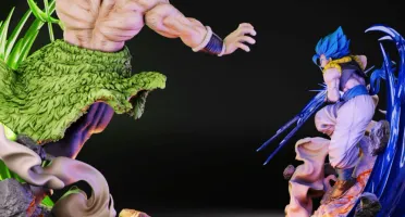 Gogeta Blue vs Broly Super Saiyan Legendary 3D STL
