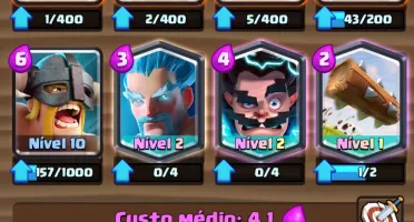 Conta Clash Royal nivel 10 / Arena 10 Top