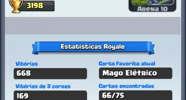 Conta Clash Royal nivel 10 / Arena 10 Top