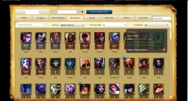 Conta ouro 5 (88pdl) 90 campeões, 60 skins