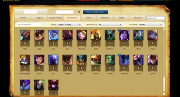 Conta ouro 5 (88pdl) 90 campeões, 60 skins