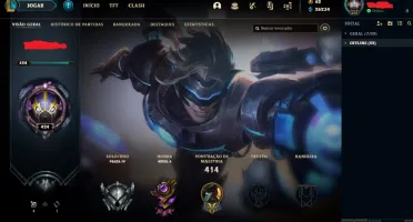 VENDO CONTA LOL SUPER BARATO COM VARIOS CAMPEÕES E SKINS