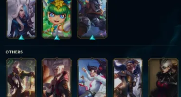 Conta com 114 Skins [2 Skins Vitoriosas] e 128 Campeões