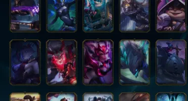Conta com 114 Skins [2 Skins Vitoriosas] e 128 Campeões