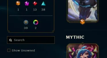 Conta com 114 Skins [2 Skins Vitoriosas] e 128 Campeões