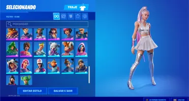 CONTA FORTNITE PASSES DO CAPÍTULO 2 ARIANA NINJA ARLEQUINA