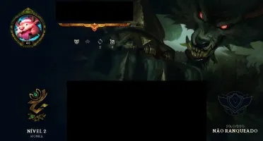 CONTA DE LEAGUE OF LEGENDS.