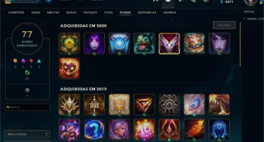 CONTA LVL 83 OURO IV 15 SKINS