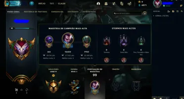 CONTA LVL 83 OURO IV 15 SKINS