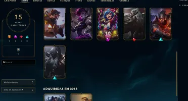 CONTA LVL 83 OURO IV 15 SKINS