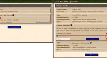 Vendo conta 4 chars 90d Voucher(121,100,100,69) Optional-PvP