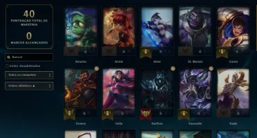 Conta lol platina 4 smurf