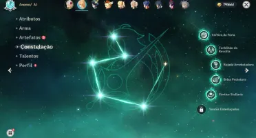 Genshin Impact - Venti E Klee Ra38 Passe De Batalha Ativado