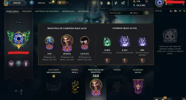 Conta LoL Full Acesso - 162 Champs e 148 Skins - Main Draven