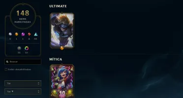 Conta LoL Full Acesso - 162 Champs e 148 Skins - Main Draven