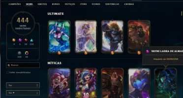 Conta Prata 2 com 150 Champs e 444 Skins ( Criada em 2012 )