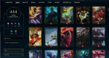 Conta Prata 2 com 150 Champs e 444 Skins ( Criada em 2012 )