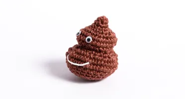 Chaveiro Emoji grande em amigurumi