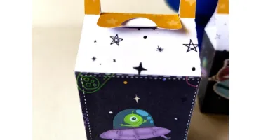 Kit Caixinhas Astronauta Personalizadas