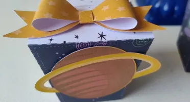 Kit Caixinhas Astronauta Personalizadas