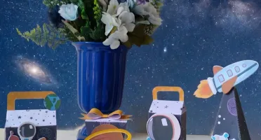 Kit Caixinhas Astronauta Personalizadas