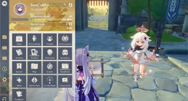 Conta Genshin Impact AR45 - Venti, Keqing, Qiqi