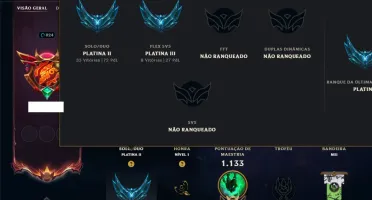Platina 2 com TODOS os Champs e 261 Skins ( SUP / JG )