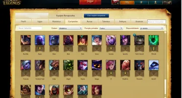 CONTA  UNRANKED  / 86 CHAMPS / ICONES ANTIGOS / 7 SKIN