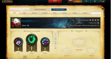 CONTA  UNRANKED  / 86 CHAMPS / ICONES ANTIGOS / 7 SKIN