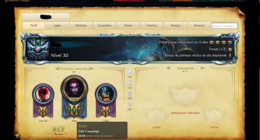 ex-diamante 180 skins com lendárias, quase todos os campeoes