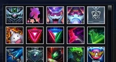 ex-diamante 180 skins com lendárias, quase todos os campeoes