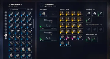 ARC Galo Escotilha Escudo Pack Arma Comp Avanç