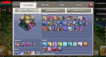 Conta Clash of Clans CV 14 / TH 14 Level 218 99% CV 14 FULL