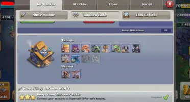Conta Clash of Clans CV 14 / TH 14 Level 218 99% CV 14 FULL