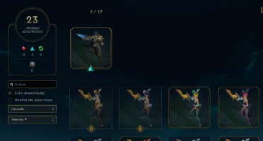 |CONTA LEAGUE OF LEGENDS| GOLD IV - 149 Skins - 131 Campeões