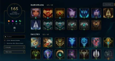 |CONTA LEAGUE OF LEGENDS| GOLD IV - 149 Skins - 131 Campeões