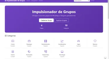 🚀 Impulsionador de Grupos — Wht e Tlg
