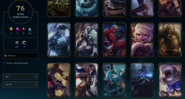 Conta Mestre Lol 76 Skins (League Of Legends)